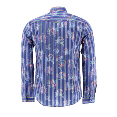 Chemise multicolore imprimée florale - Homme - Desigual - Taille L Bon état - Vue 2 - 